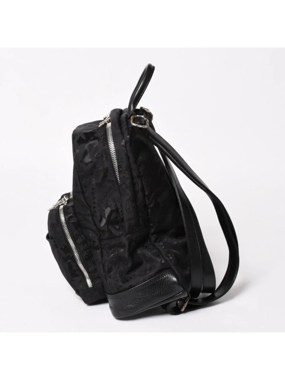 Chrome Hearts Grade Mini Seventh Gray Mini Backpack Nylon Jacquard All Over